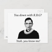 Ben je met RBG? Briefkaart (Voorkant / Achterkant)
