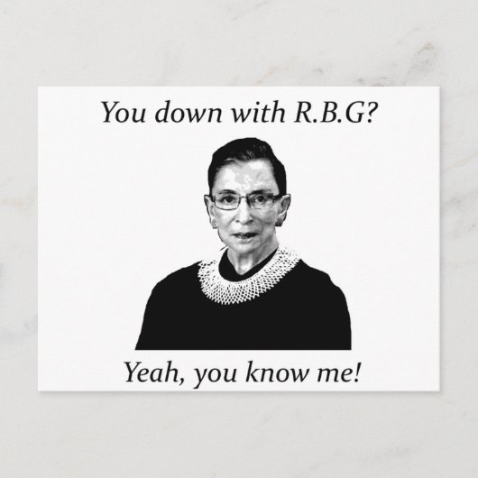 Ben je met RBG? Briefkaart (Voorkant)
