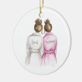 Ben je mijn BM? Br Bun Bride Br Keramisch Ornament (Links)