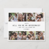 Ben je mijn Bridesmaid? | Fotoraster Keepomwille (Voorkant)