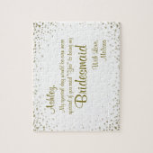 Ben je mijn Bridesmaid? Legpuzzel (Verticaal)