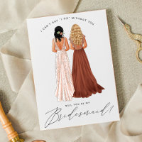 Ben je mijn Bridesmaid? Meisjes in geiten