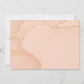 Ben je mijn Bridesmaid? Roos Gold & Blush Invit Kaart (Achterkant)