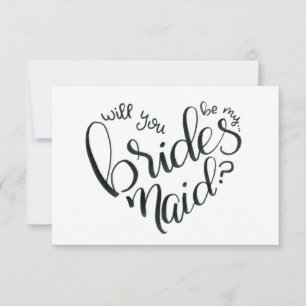 Ben je mijn Bridesmaid? - Voorstel van Bridesmaid RSVP Kaartje