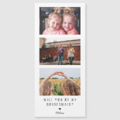 "Ben je mijn bruidsmeisje?" 3 Foto's? (Voorkant)