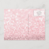 Ben je mijn bruidsroze roze roze roodbruin? uitnodiging briefkaart (Achterkant)