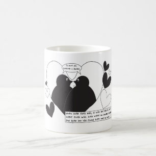 Ben je mijn pinguïn? - Kleur wijzigen Koffiemok