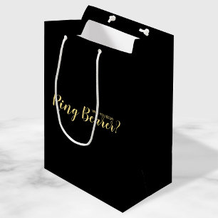 Ben je mijn Ring Bearer? Modern voorstel Medium Cadeauzakje