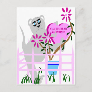 Ben je mijn Valentijn? Feestdagenkaart