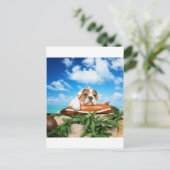 Ben je serieus? briefkaart (Staand voorkant)