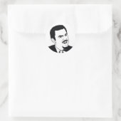 Ben je serieus? ronde sticker (Tas)