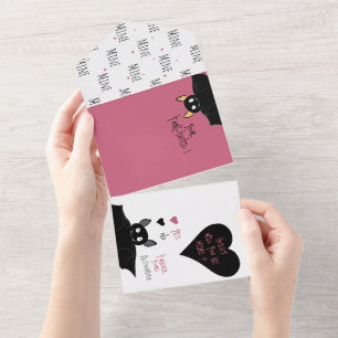 Ben je van mij? Batty Liefde + Valentijn Kaart