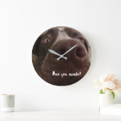 Ben je wakker van de muur? grote klok (Huis)