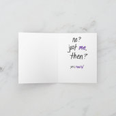 "Ben je zwanger?" Aankondiging (Binnen)