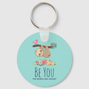 Ben jij de wereld zal de grappige Gezegde klimmen Sleutelhanger