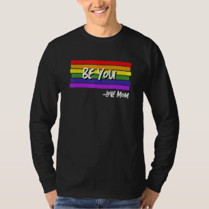 Ben jij dol op mam regenboogpride Lgbt vlag T-shirt