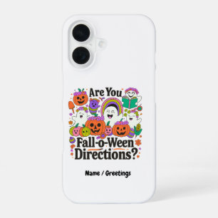 Ben jij een Fall O Ween Richtingen Leraar Hallowee iPhone 16 Hoesje