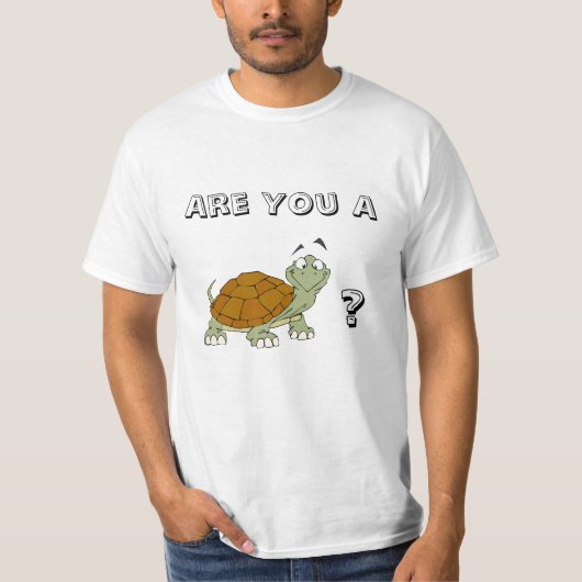 Ben jij een schildpad? t-shirt (Voorkant)