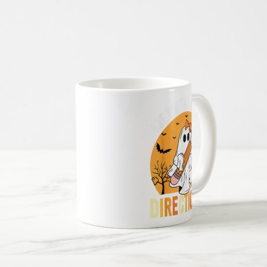 Ben jij Herfst-o-ween Direction Funny Sarcastic Qu Koffiemok (Voorkant rechts)
