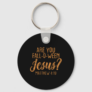 Ben jij Herfst tussen Jezus Christelijke geloviger Sleutelhanger