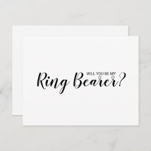 Ben jij mijn ringdrager? Modern script Kaart