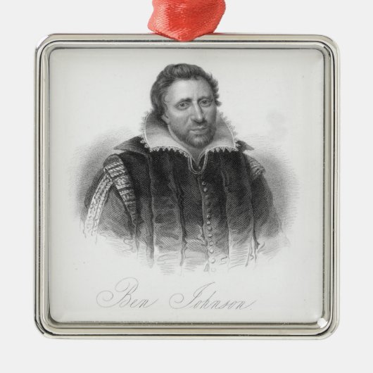Ben Jonson Metalen Ornament (Voorkant)