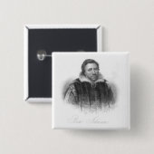 Ben Jonson Vierkante Button 5,1 Cm (Voorkant /achterkant)