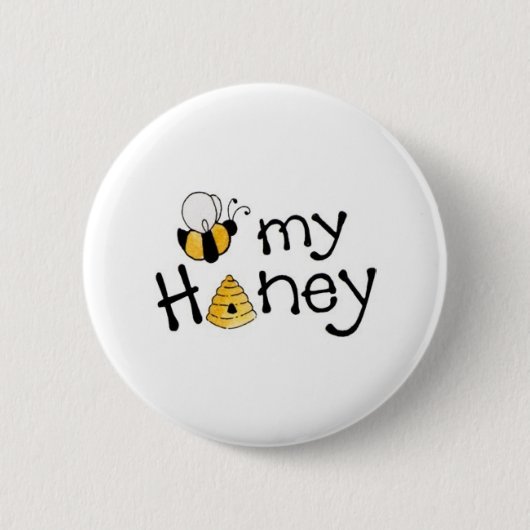 BEN MIJN HONEY RONDE BUTTON 5,7 CM (Voorkant)