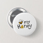 BEN MIJN HONEY RONDE BUTTON 5,7 CM (Voorkant /achterkant)