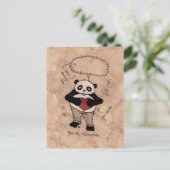 Ben mijn Valentijn, Panda. Feestdagenkaart (Staand voorkant)