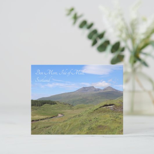 Ben More Mountain, Isle of Mull, Schotland Briefkaart (Staand voorkant)