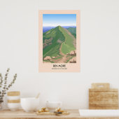 Ben More Munros d'Écosse Affiche de voyage (Cuisine)