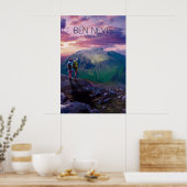 Ben Nevis Écosse Affiche de voyage Nuit (Cuisine)