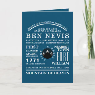 Ben Nevis, Mountain Expedition Information Kaart