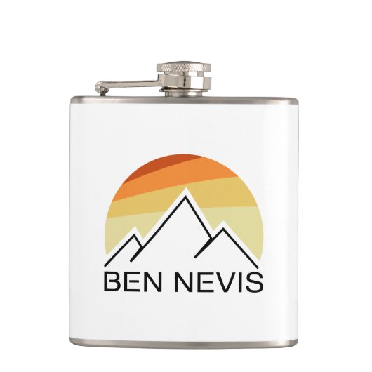 Ben Nevis Retro Heupfles (Voorkant)