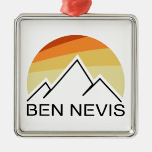 Ben Nevis Retro Metalen Ornament