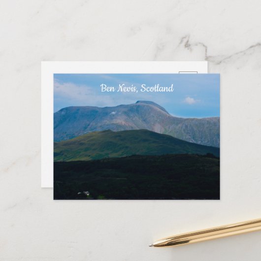 Ben Nevis, Schotland Ansichtkaart Briefkaart (Voorkant / Achterkant in situ)