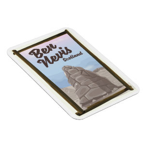 Ben Nevis Schotland reisposter Magneet