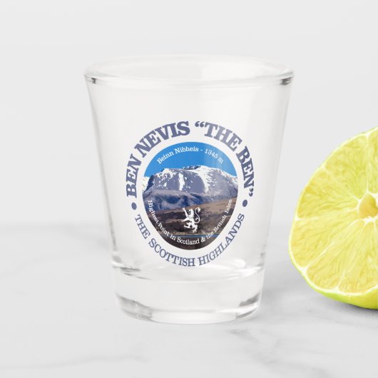 Ben Nevis Shot Glas (Voorkant)
