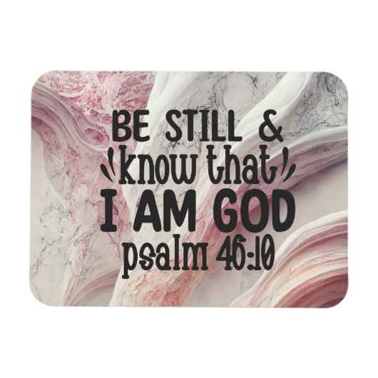 Ben nog steeds en weet dat ik God ben Magneet (Horizontaal)