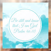 Ben nog steeds en weet dat ik God Christelijke Ker Raamsticker (Vel 2)