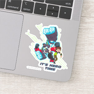Ben & Omni-Enhanced Four Arms - Het is Hero Time Sticker