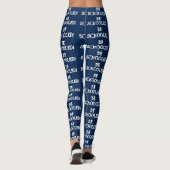 BEN SCHOOOLEN! LEGGINGS (Achterkant)