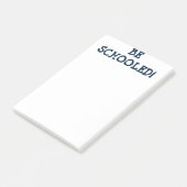 BEN SCHOOOLEN! POST-IT® NOTES (Schuin)