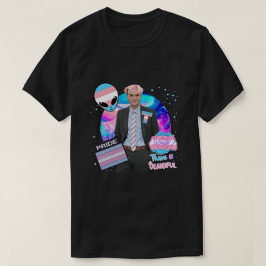 Ben Shapiro Trans Sticker T-shirt (Design voorkant)
