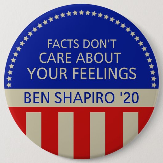 Ben Shapiro voor President Button - Reagan Style (Voorkant)