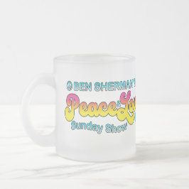 Ben Sherman's Show van de 'Peace & Love Sunday' Matglas Koffiemok