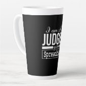 Ben stilletjes je spreadsheetstuifgeschenk beoorde latte mok (Linkerhoek)