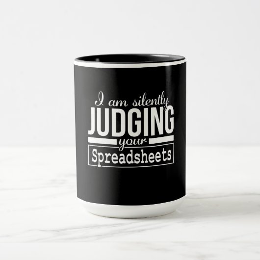 Ben stilletjes je spreadsheetstuifgeschenk beoorde mok (Midden)