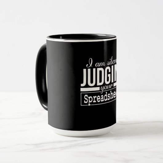 Ben stilletjes je spreadsheetstuifgeschenk beoorde mok (Voorkant links)